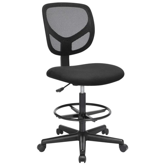 songmics-obn15bk-arbeitshocker-h-henverstellbar-mit-fu-st-tze-schwarz image 1