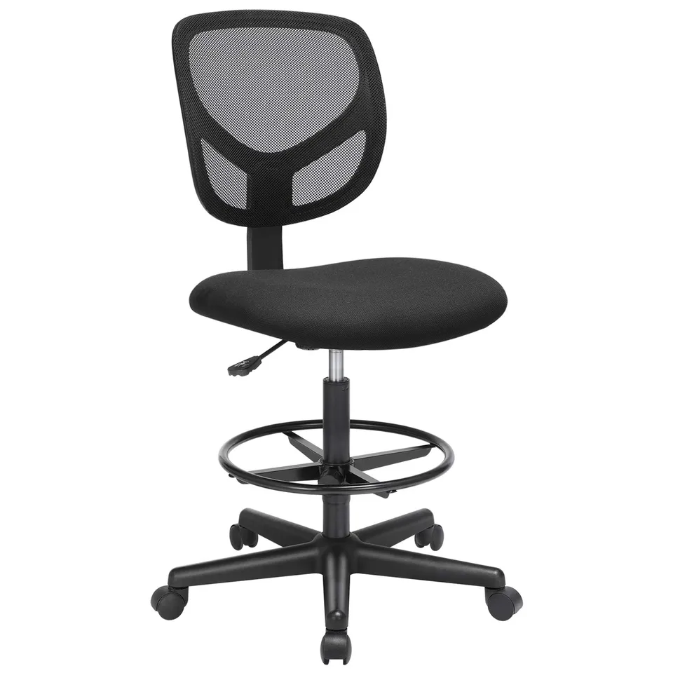 songmics-obn15bk-arbeitshocker-h-henverstellbar-mit-fu-st-tze-schwarz image 1