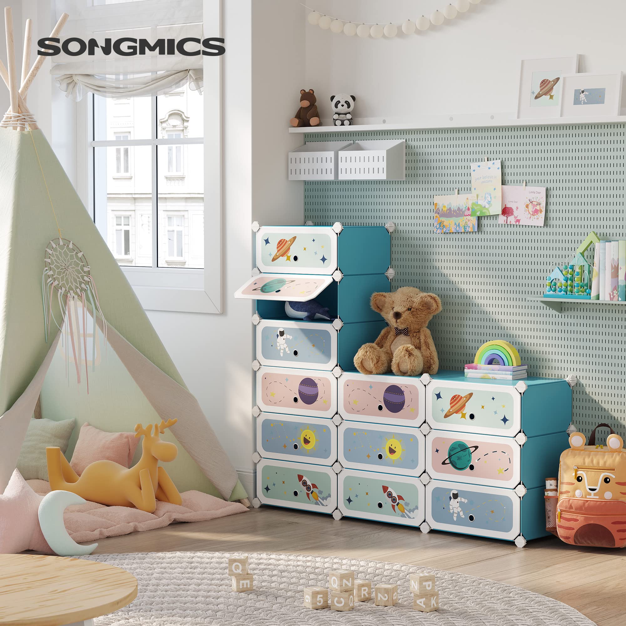 songmics-kinderschuhregal-lpc904q01-mit-6-f-chern-43x31x105-cm-blau image 2