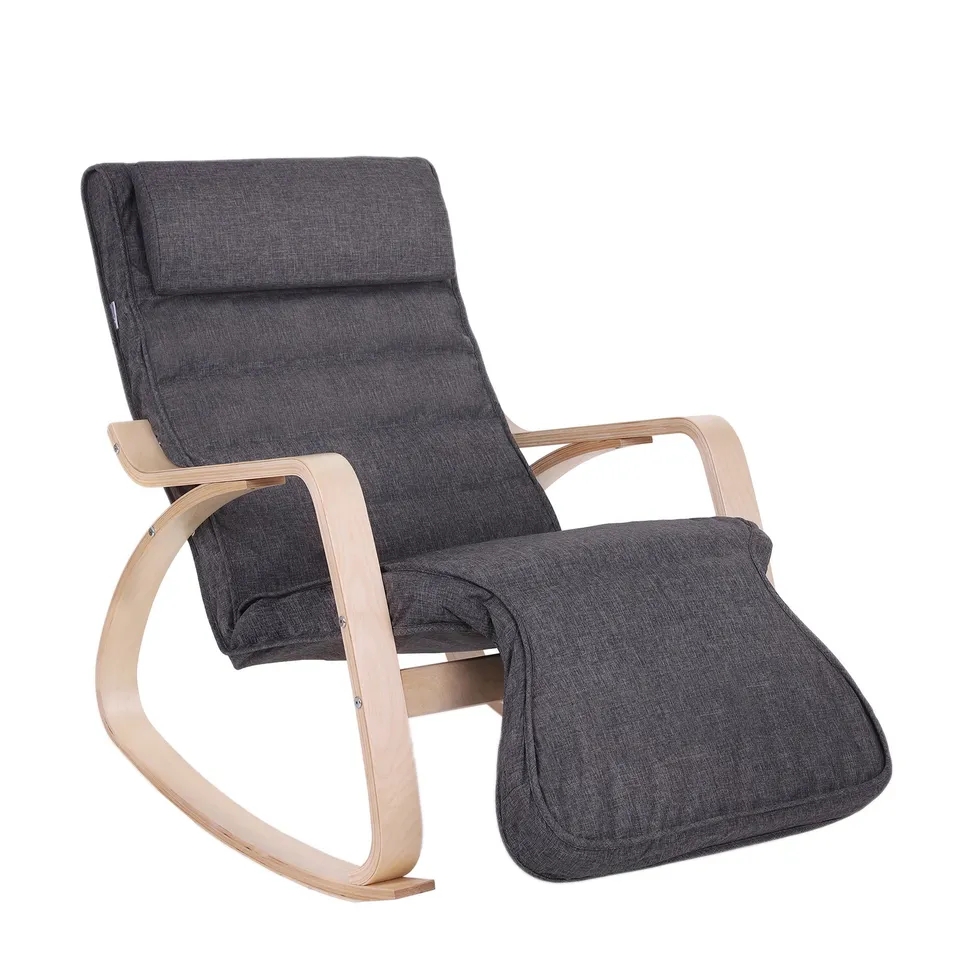 songmics-schaukelstuhl-relaxstuhl-mit-5-fach-verstellbarer-fu-st-tze image 1