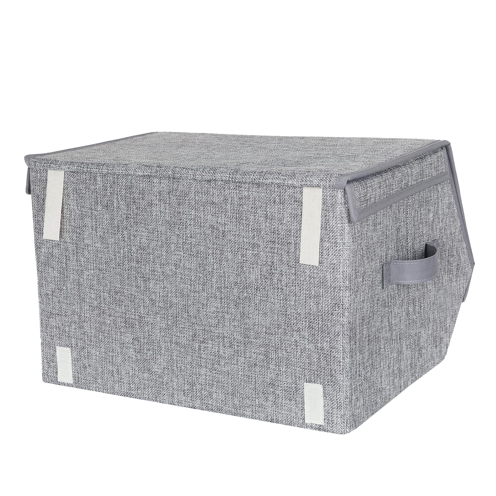 songmics-aufbewahrungsbox-2er-set-faltbar-38-x-26-5-cm-grau-beige image 7