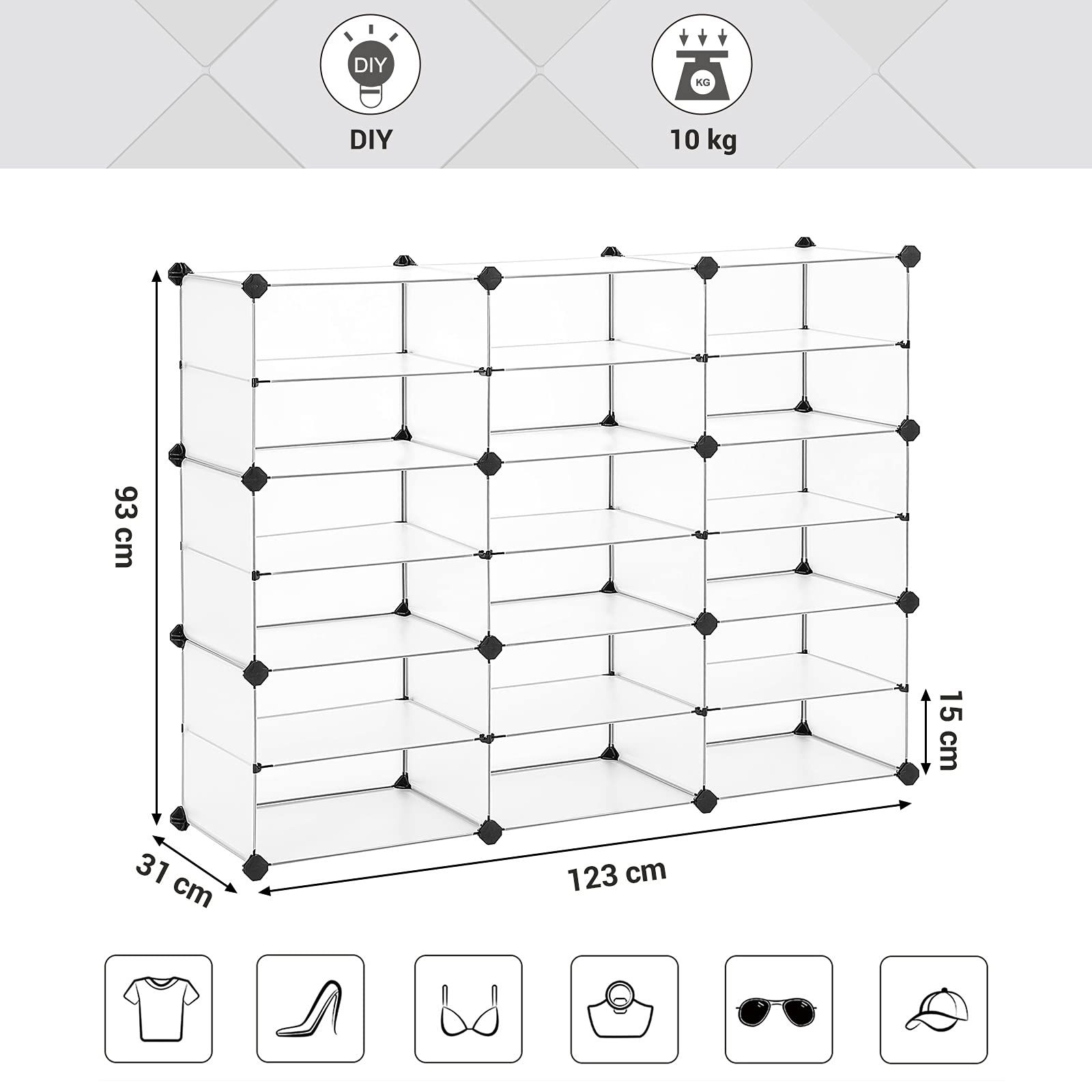 songmics-w-rfelregal-kunststoff-lpc501w-wei image 6