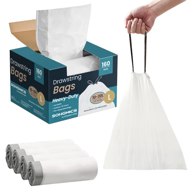 songmics-m-llbeutel-mit-zugband-20-liter-code-l-160-st-ck-wei image 1