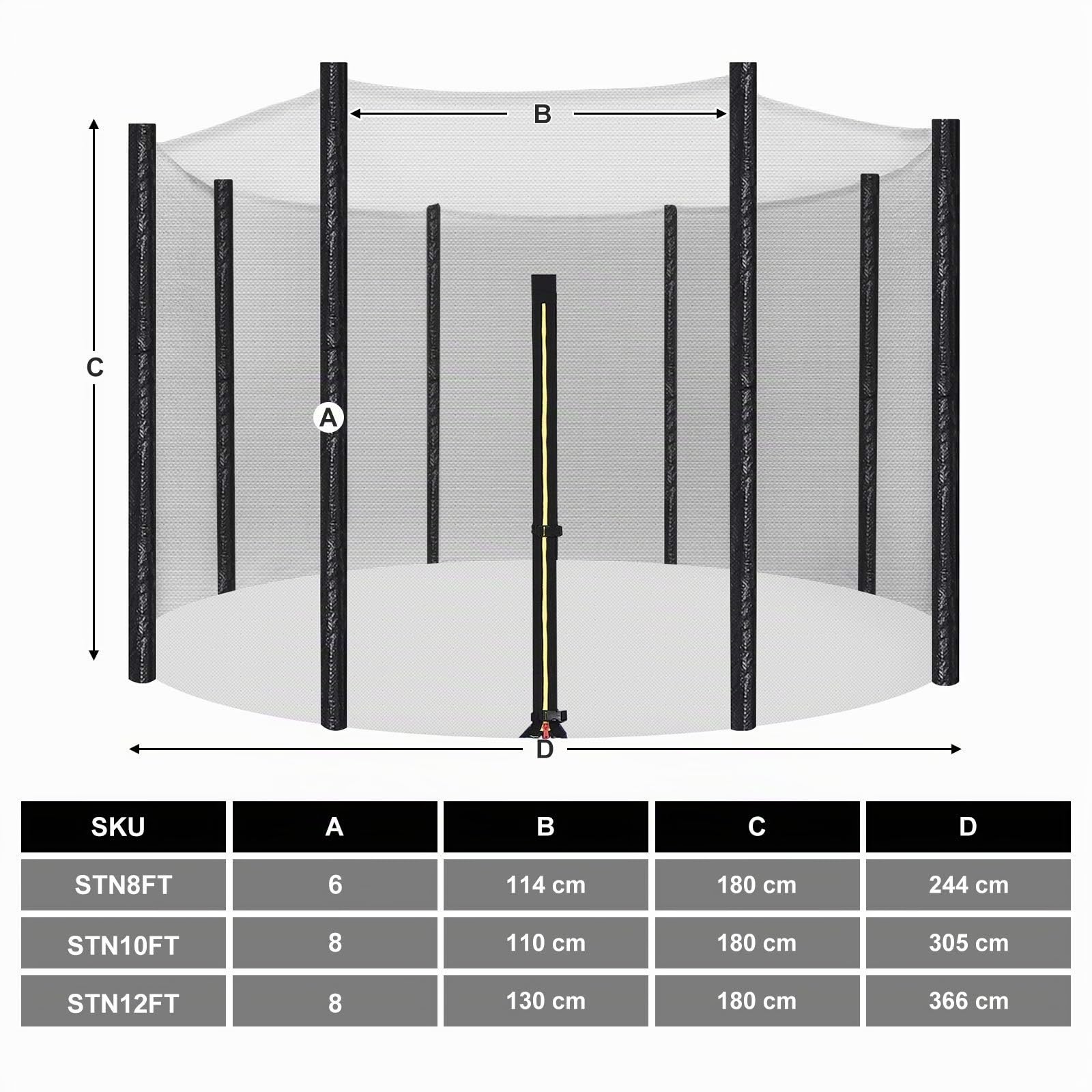 songmics-trampolin-sicherheitsnetz-ersatznetz-rund-f-r-366-cm-8-pfosten image 8