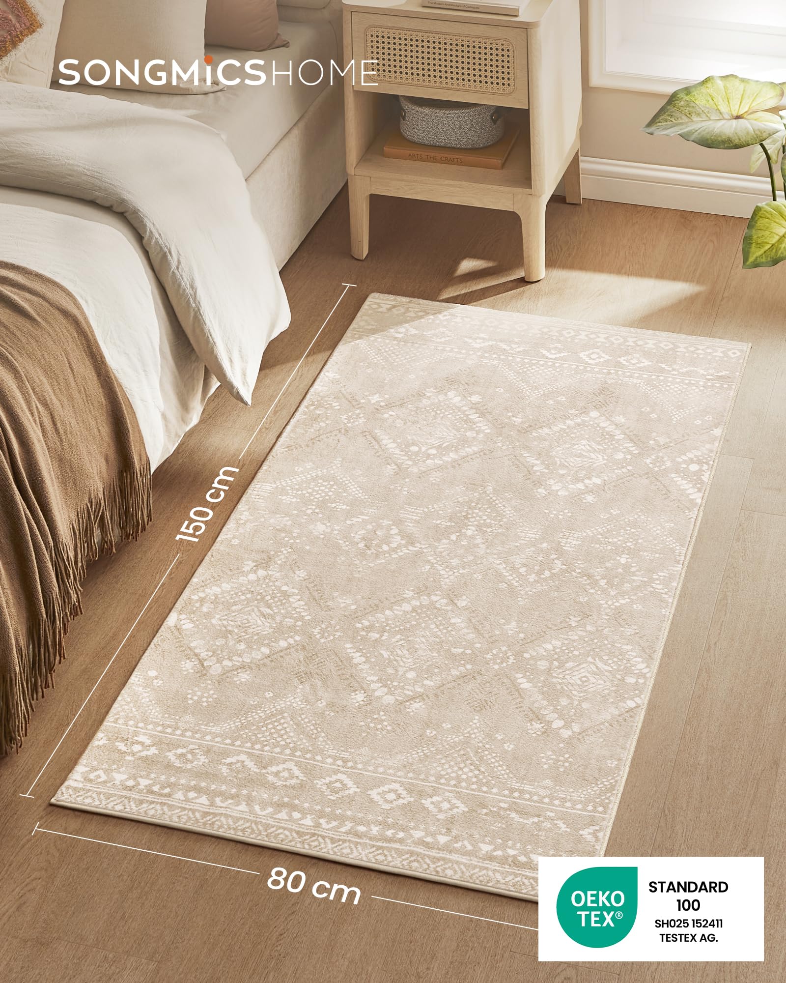 songmics-teppich-80-x-150-cm-rutschfest-waschbar image 2