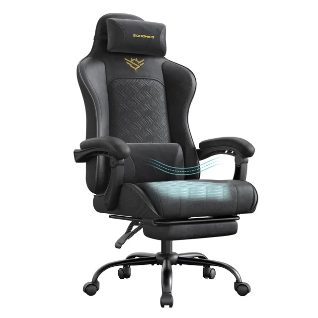 songmics-gaming-stuhl-obg079b01-tintenschwarz-mit-fu-st-tze image 1