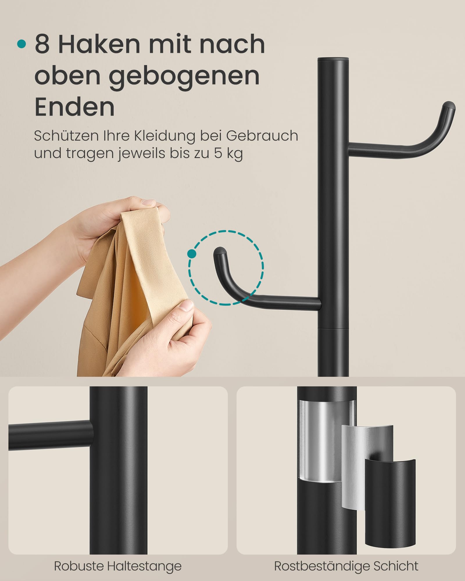 songmics-garderobe-kaktus-form-175-3-cm-schwarz-kleiderst-nder-mit-8-haken image 4
