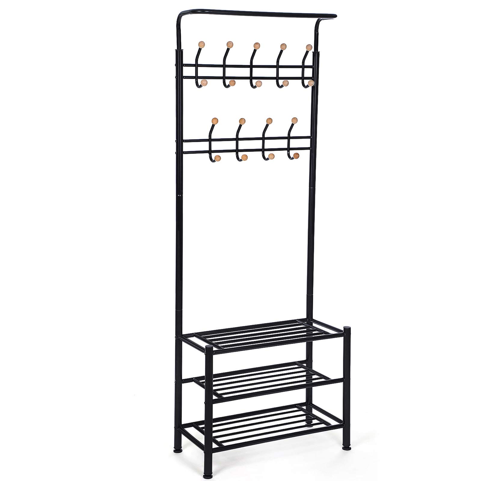 songmics-garderobenst-nder-hsr04b-metall-schwarz-68-8x35-2x187-cm image 1