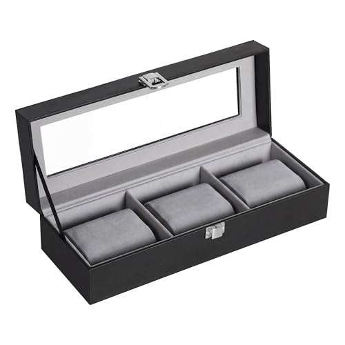 songmics-uhrenbox-jwb039b201-mit-3-f-chern-glasdeckel image 2