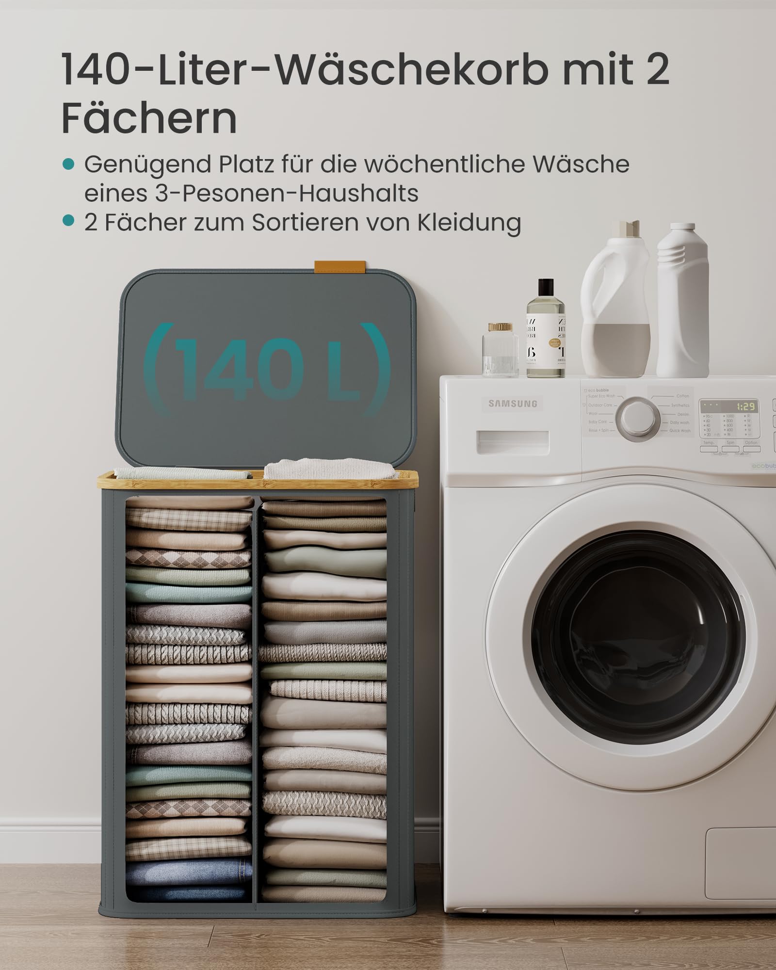 songmics-w-schekorb-mit-deckel-faltbar-140-l-bambusrahmen image 4