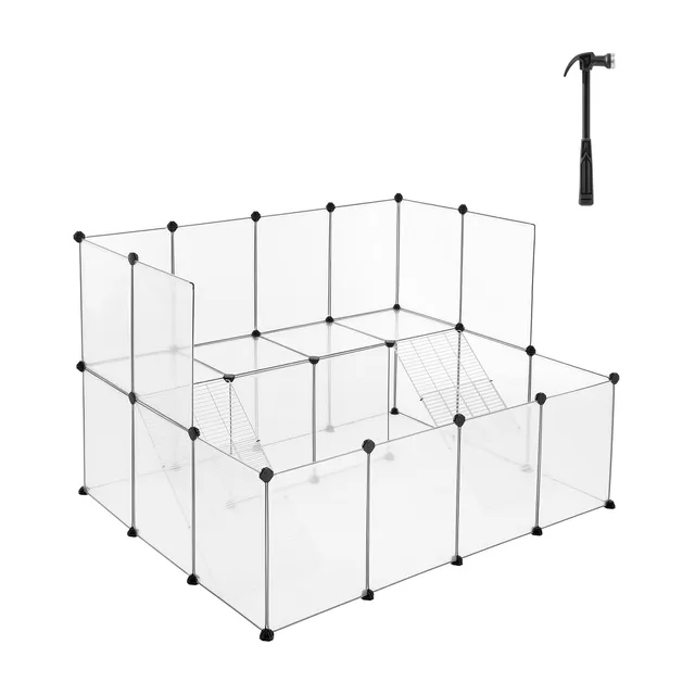 songmics-freigehege-lpc004w01-f-r-kleintiere-143-x-108-x-93-cm-wei image 1