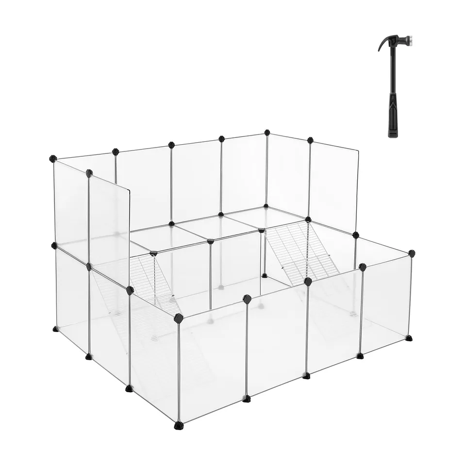 songmics-freigehege-lpc004w01-f-r-kleintiere-143-x-108-x-93-cm-wei image 1