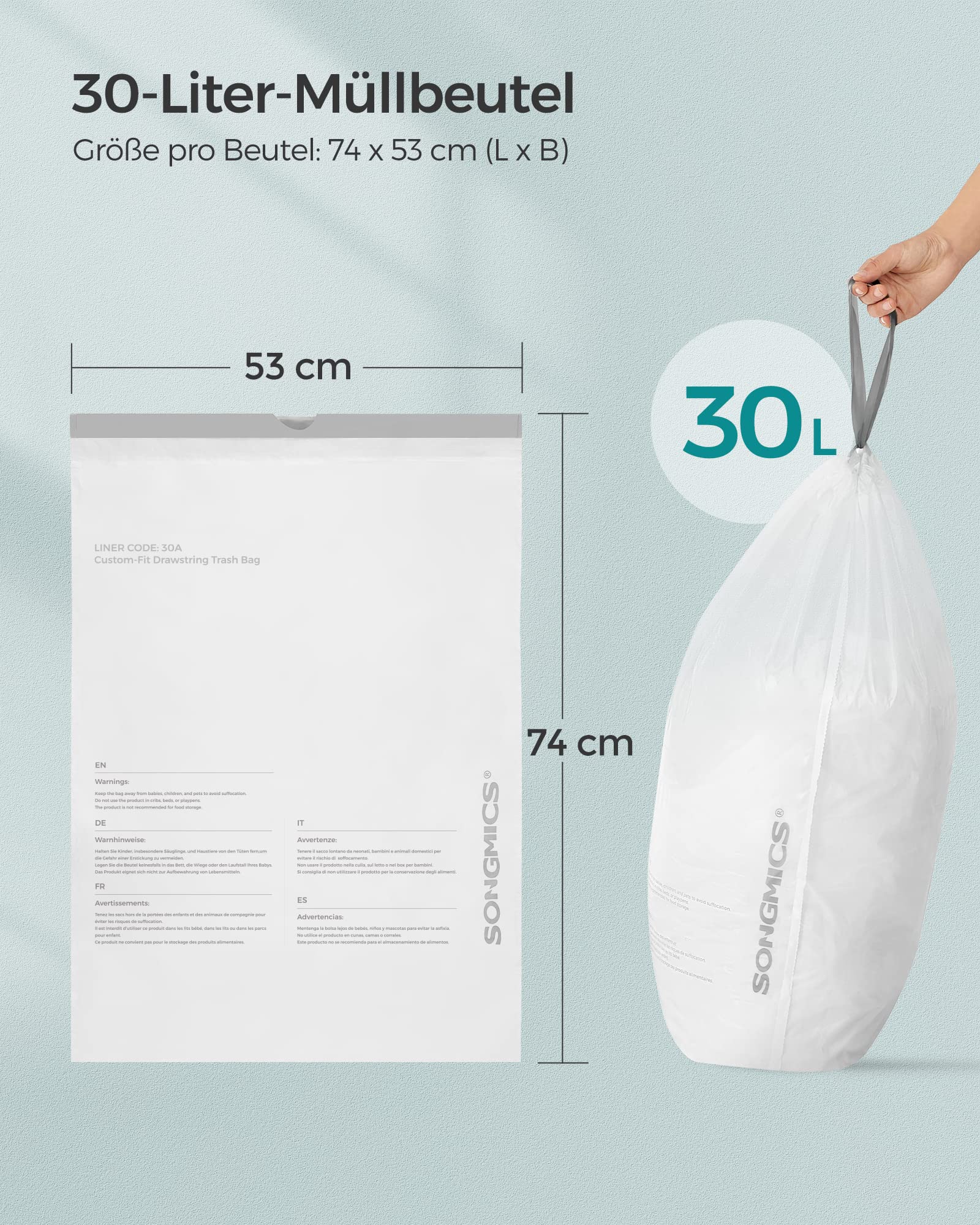 songmics-m-llbeutel-mit-zugband-code-30a-45-st-ck-f-r-30l image 6