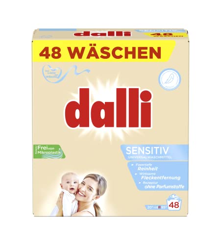 dalli-sensitiv-pulver-vollwaschmittel-unparf-miert-3-12-kg-f-r-48-waschladungen image 6