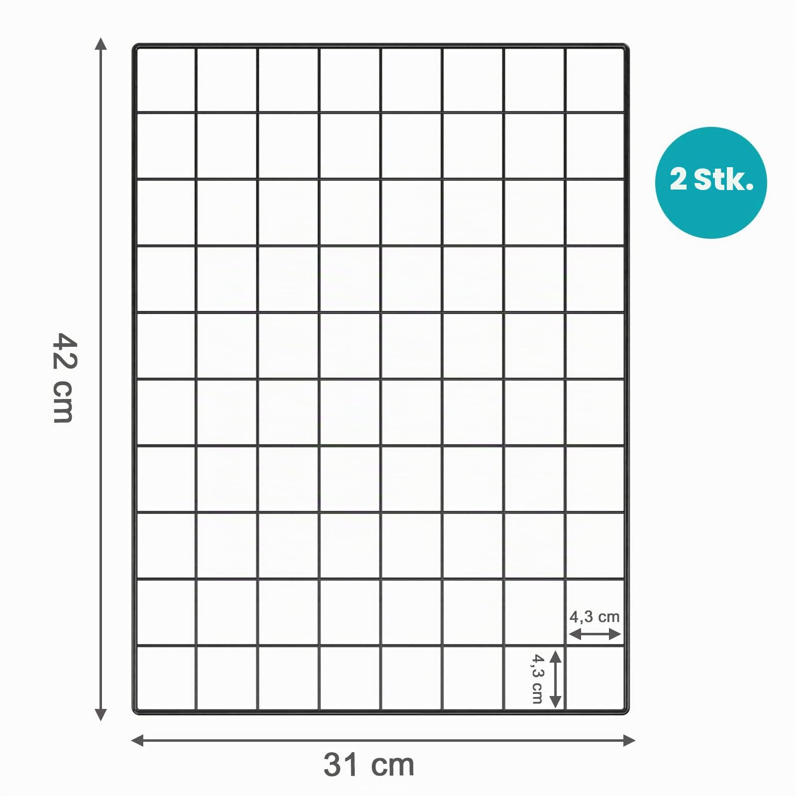 songmics-fotowand-drahtgitter-lpp01h-2er-set-wandgitter-schwarz-mit-zubeh-r image 6