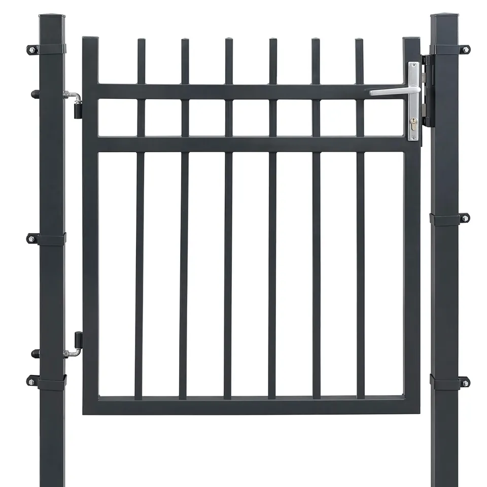 songmics-gartentor-gartent-r-zauntor-106-x-90-cm-grau-ggd350g image 1