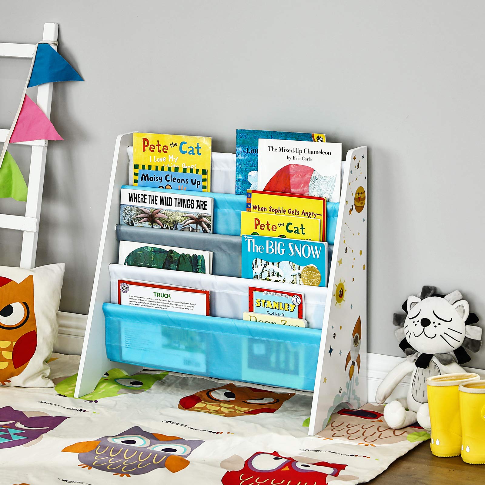 songmics-kinder-b-cherregal-gkr72wt-weltraum-wei-62-5-x-28-x-60-cm image 3