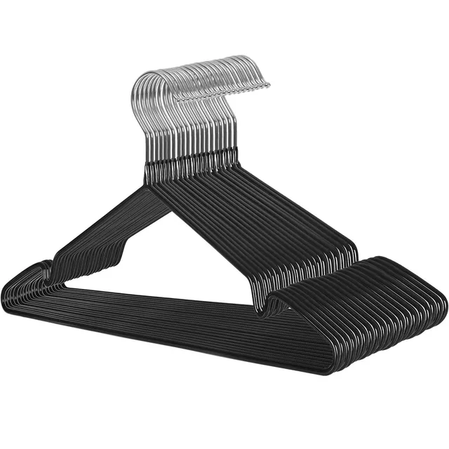 songmics-kleiderb-gel-cri33b-20-20-st-ck-metall-schwarz-rutschfest-42-5-cm image 1