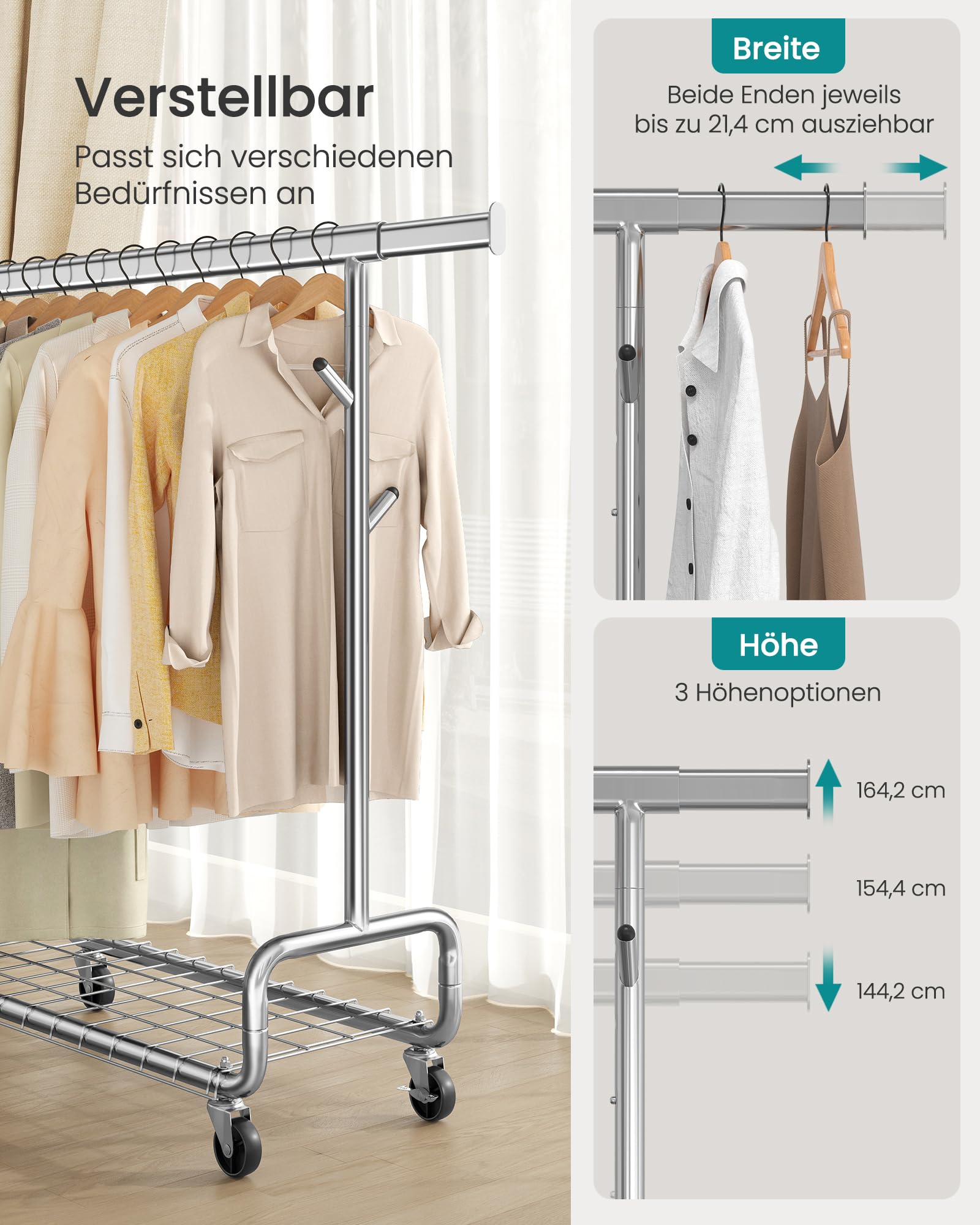 songmics-kleiderst-nder-schwerlast-hsr014e01-silbern-auf-rollen image 4