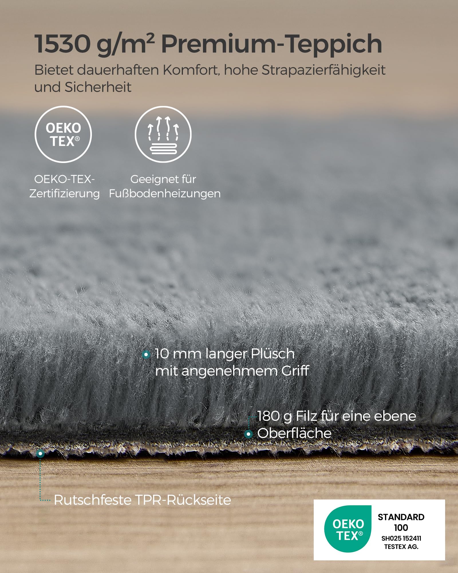 songmics-teppich-80-x-150-cm-rutschfest-maschinenwaschbar-taubengrau-tar011g01 image 3