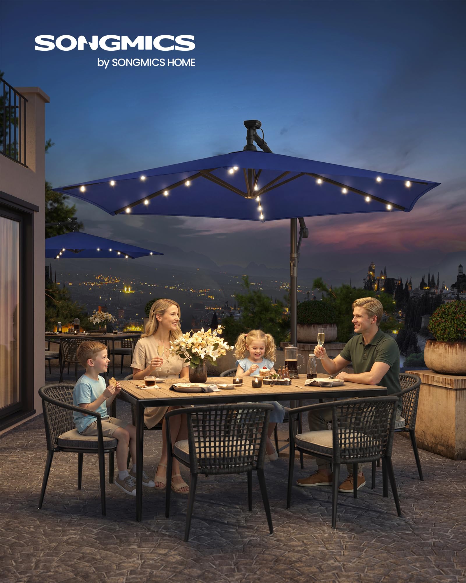 songmics-ampelschirm-300-cm-mit-led-solar-beleuchtung-upf-50 image 2