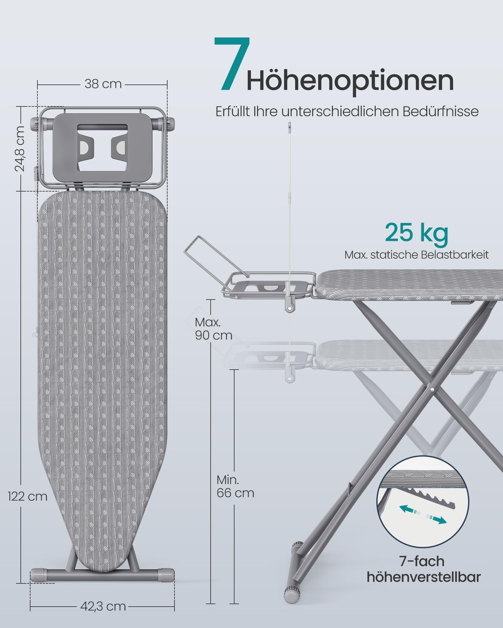 songmics-b-gelbrett-122-x-38-cm-h-henverstellbar-klappbar-mit-ablage image 6