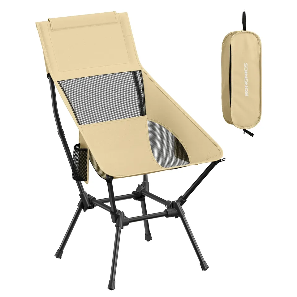 songmics-gcb051kz01-campingstuhl-klappbar-h-henverstellbar-braun-bis-150-kg image 1