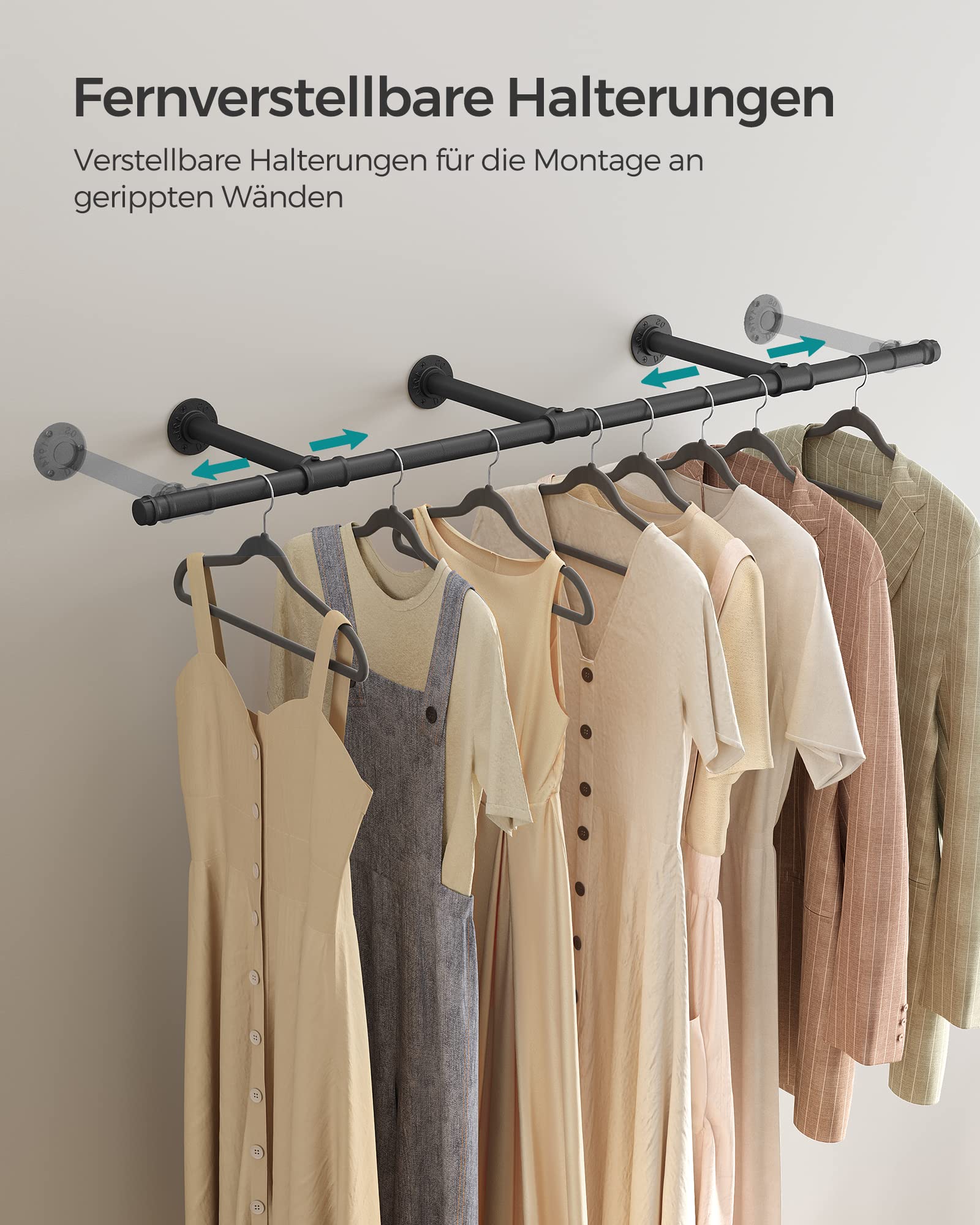 songmics-wand-kleiderstange-hsr104b01-170-cm-68-kg-schwarz image 4
