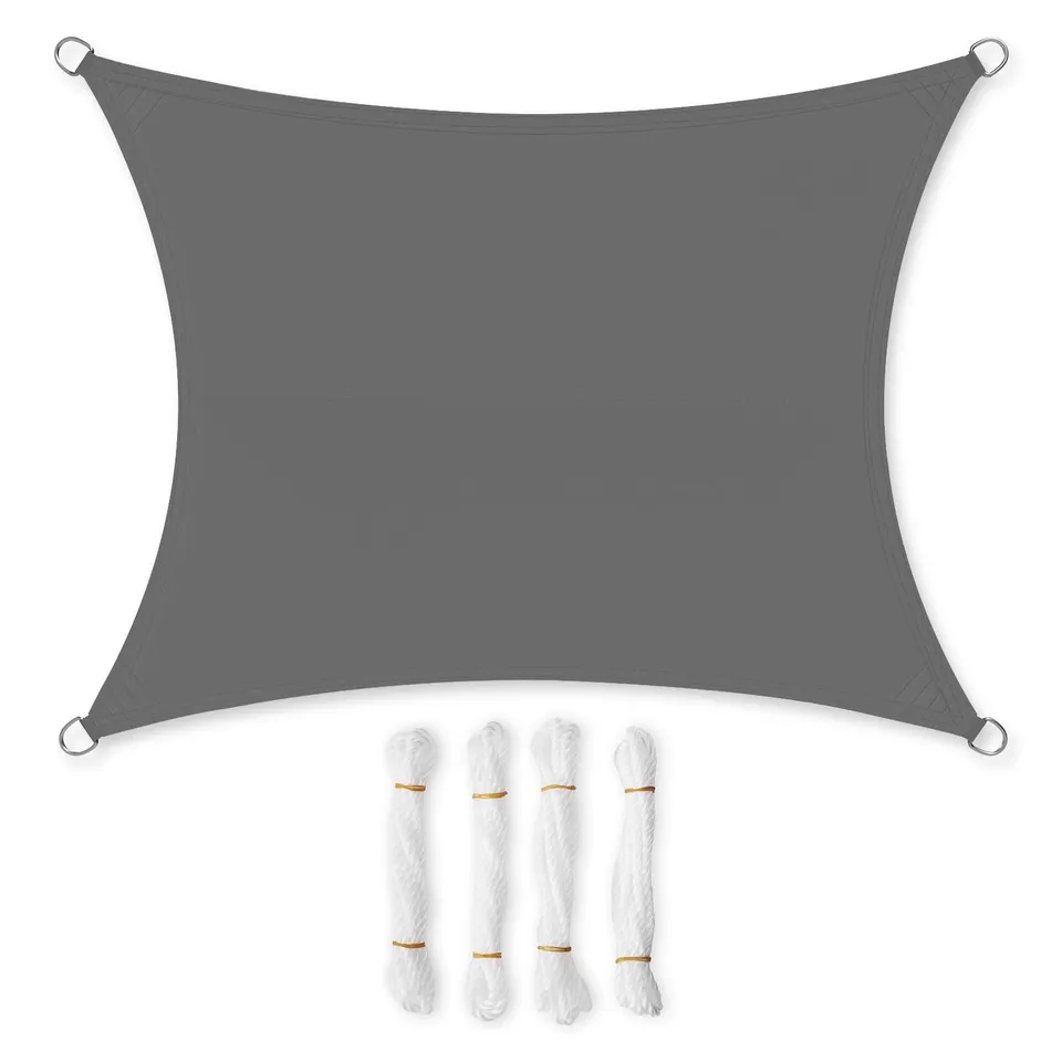 songmics-sonnensegel-4-x-6-m-rechteck-pes-anthrazit-gsh46gyv1 image 1