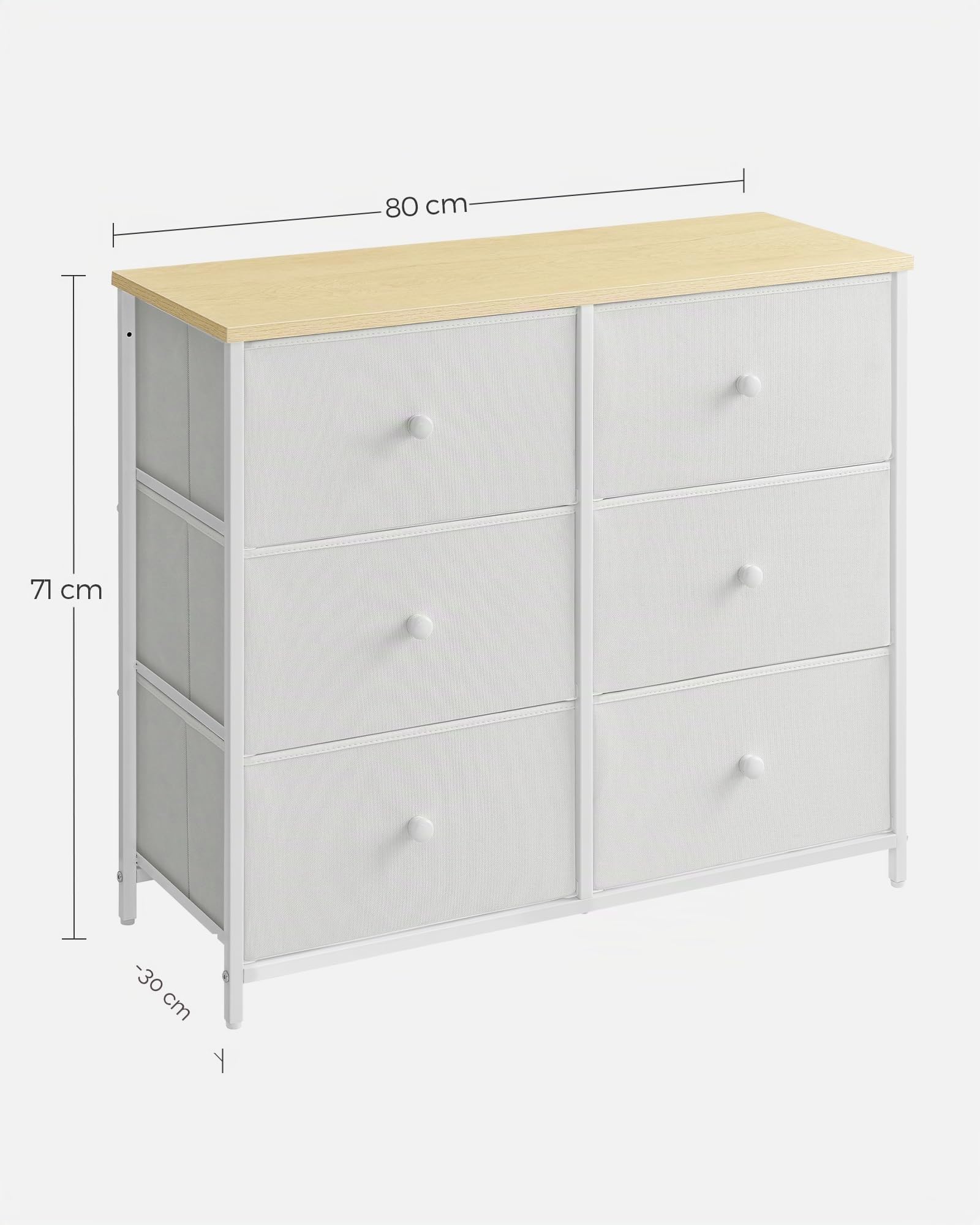 songmics-kommode-6-stoffschubladen-cremewei-eichenfarben-lts323w57 image 3