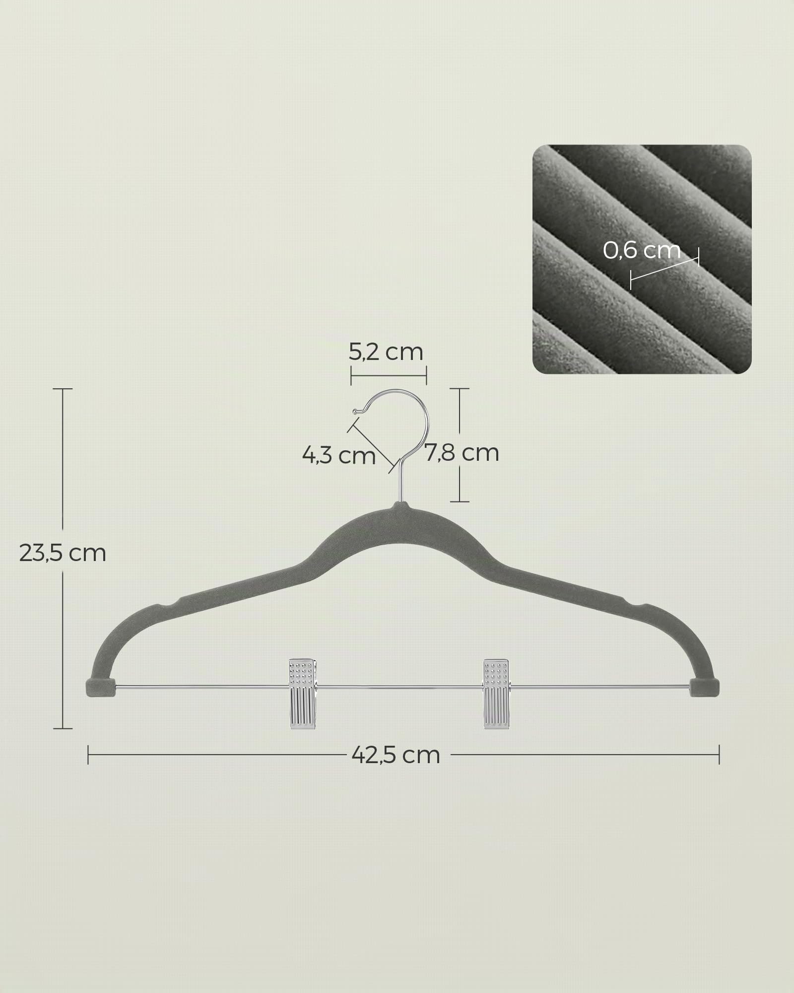 songmics-kleiderb-gel-samt-10er-set-mit-verstellbaren-clips-42-5-cm image 5