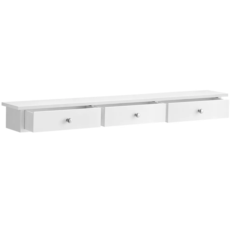 songmics-wandregal-wei-mit-3-schubladen-80cm-lws085w01 image 1