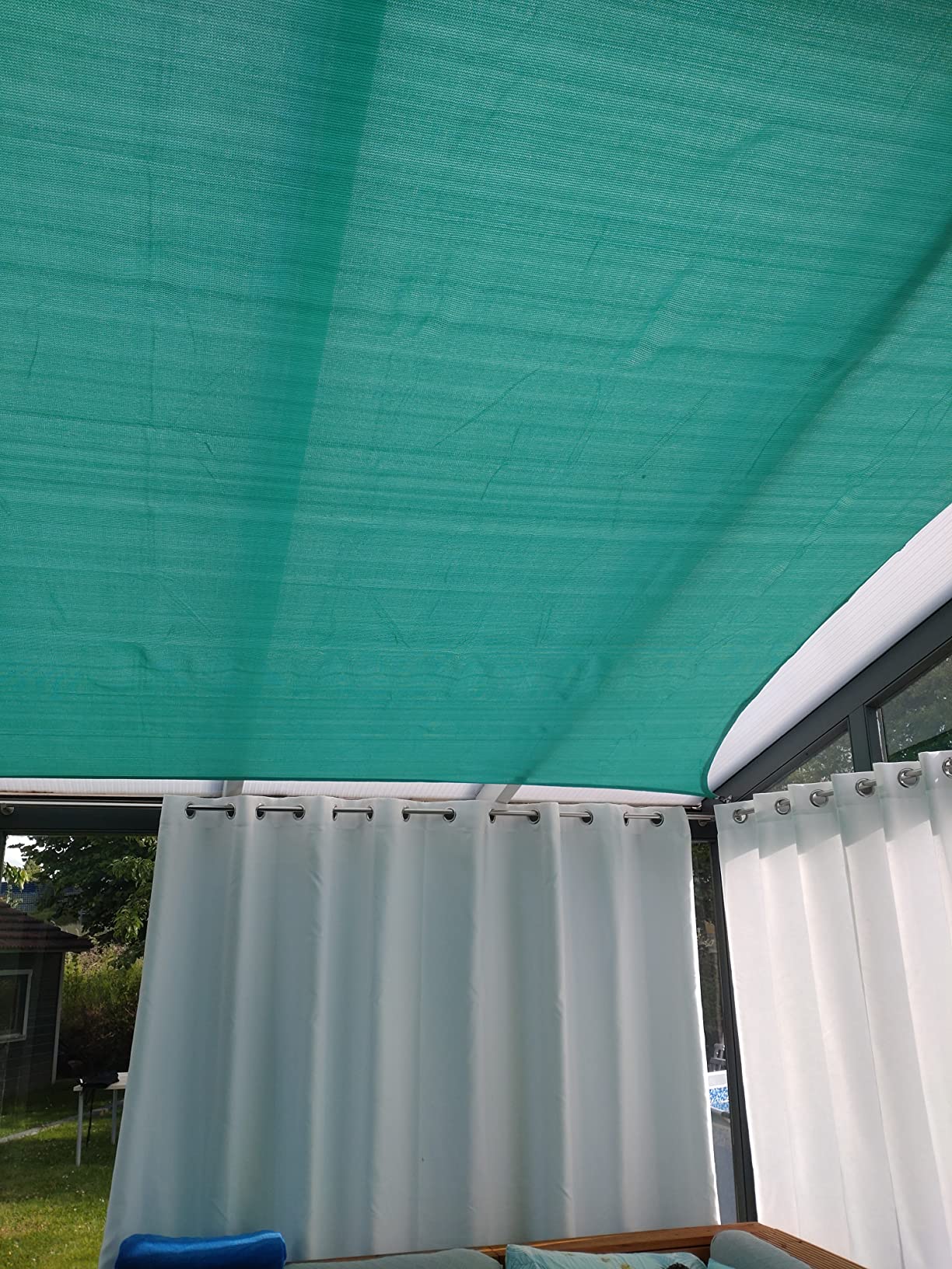 Endlich Schatten auf der Terrasse