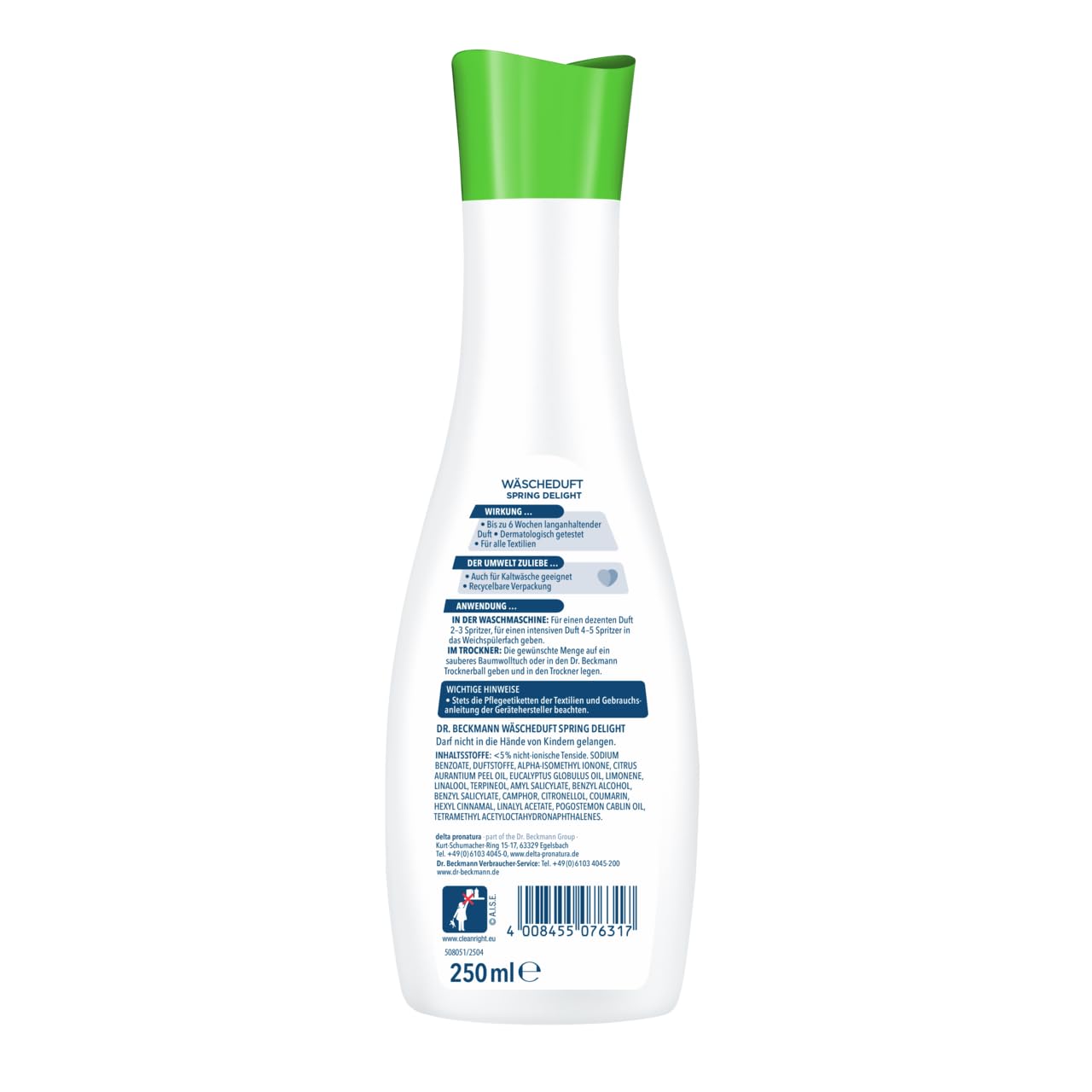 dr-beckmann-w-scheduft-spring-250-ml-ohne-weichsp-ler-f-r-alle-textilien image 2