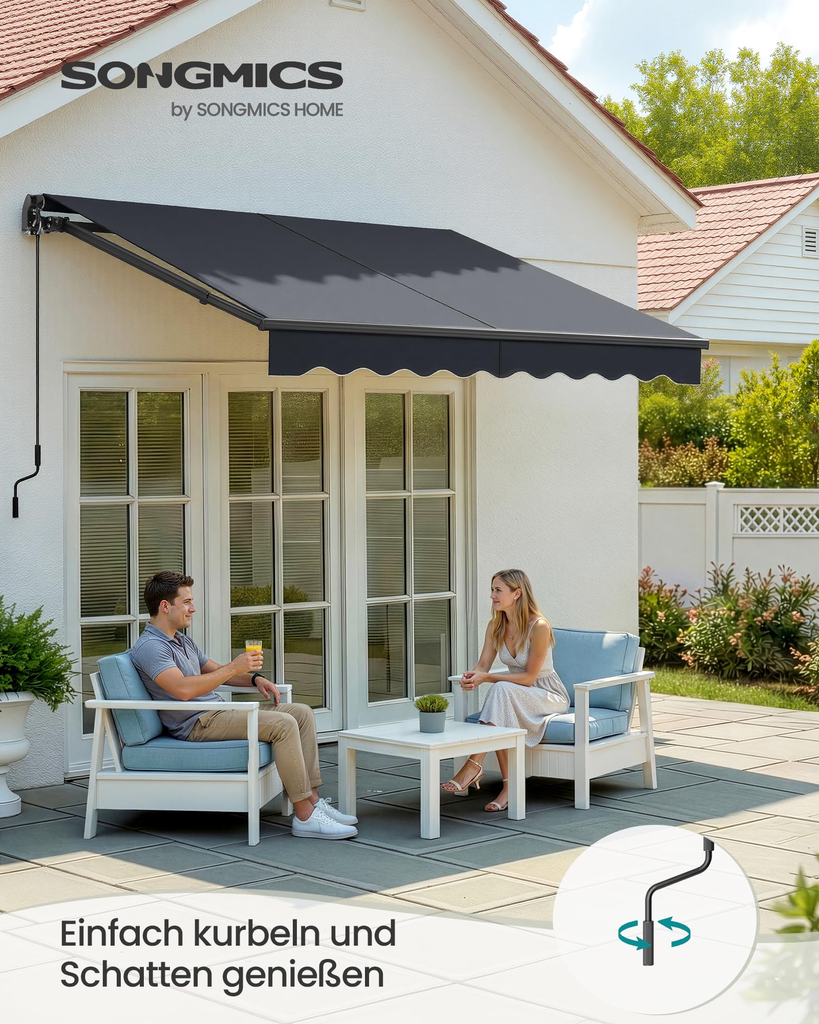 songmics-gelenkarmmarkise-mit-handkurbel-upf-50-250-x-200-cm image 2