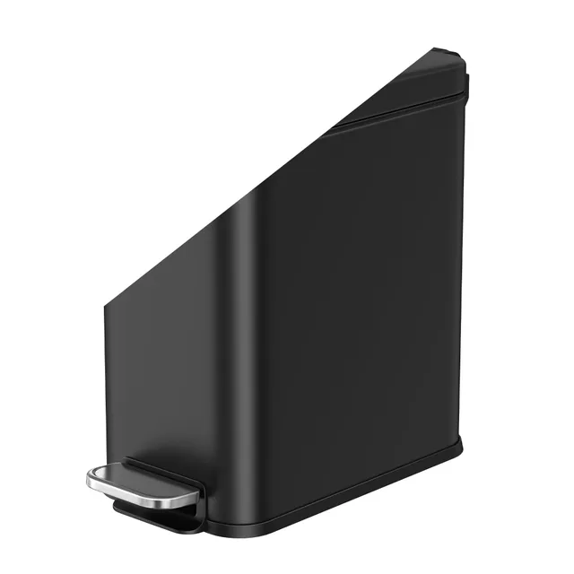 songmics-m-lleimer-bad-5l-mit-pedal-ltb560b05-schwarz image 1
