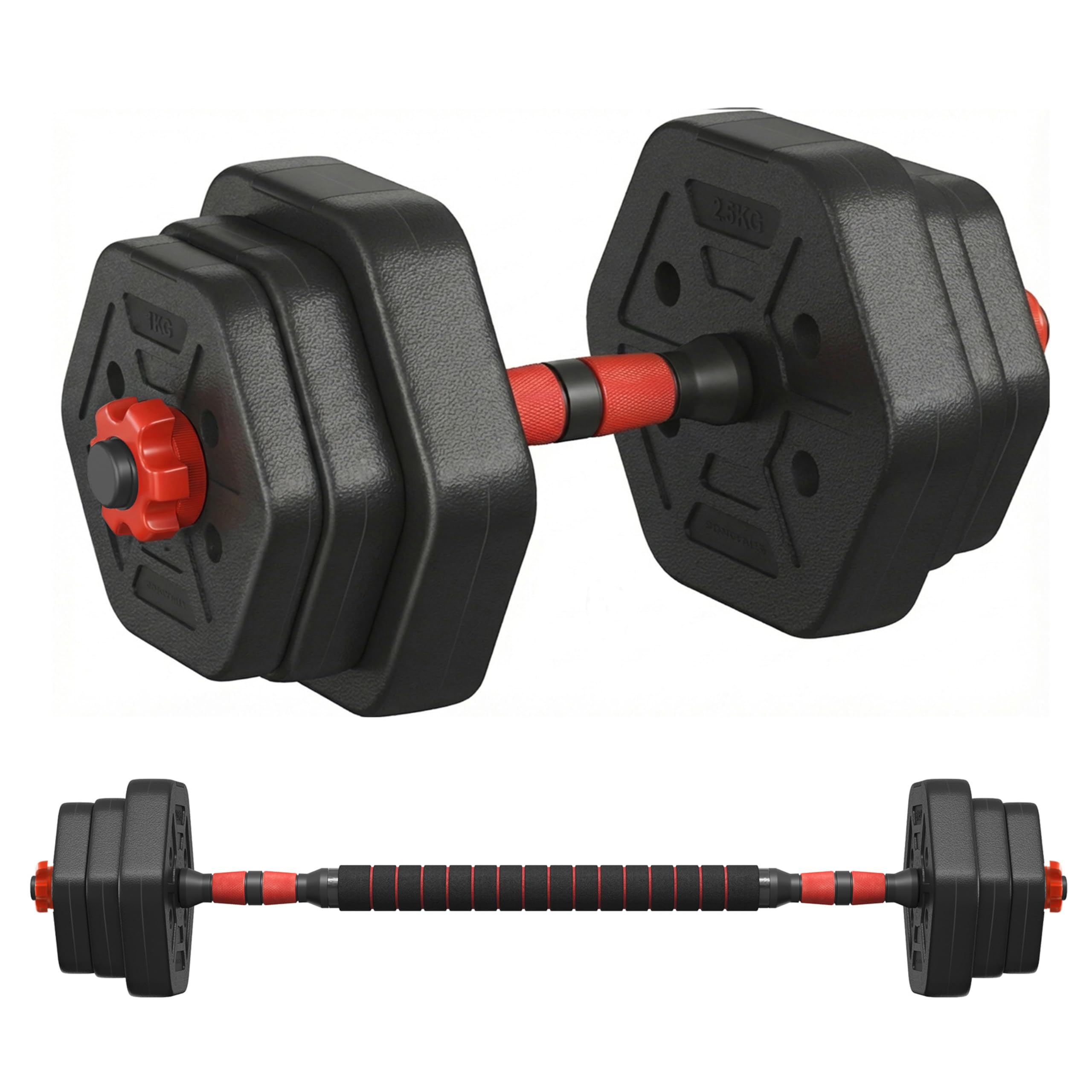 songmics-hantelset-30-kg-hexagon-kurzhantelset-mit-verbindungsstange image 8