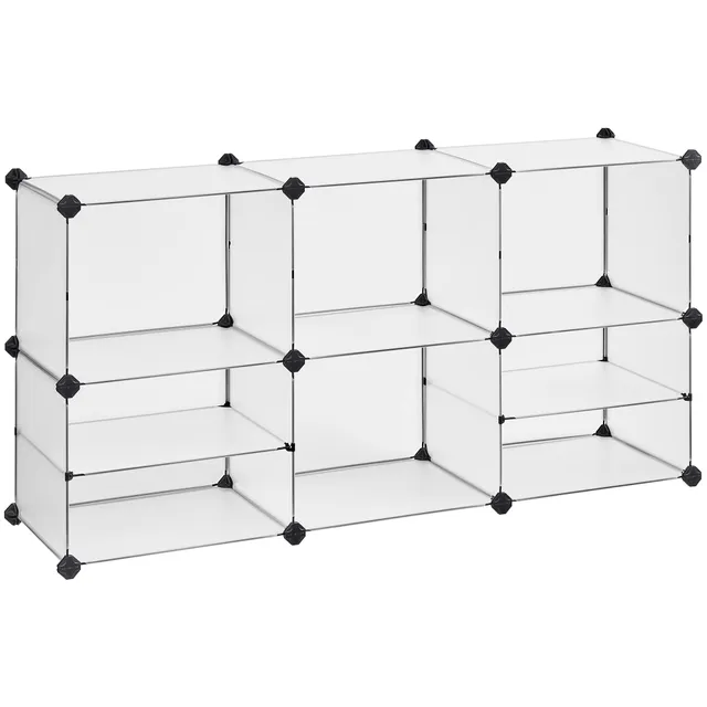 songmics-steckregal-w-rfelregal-wei-mit-haken-und-trennw-nden image 1