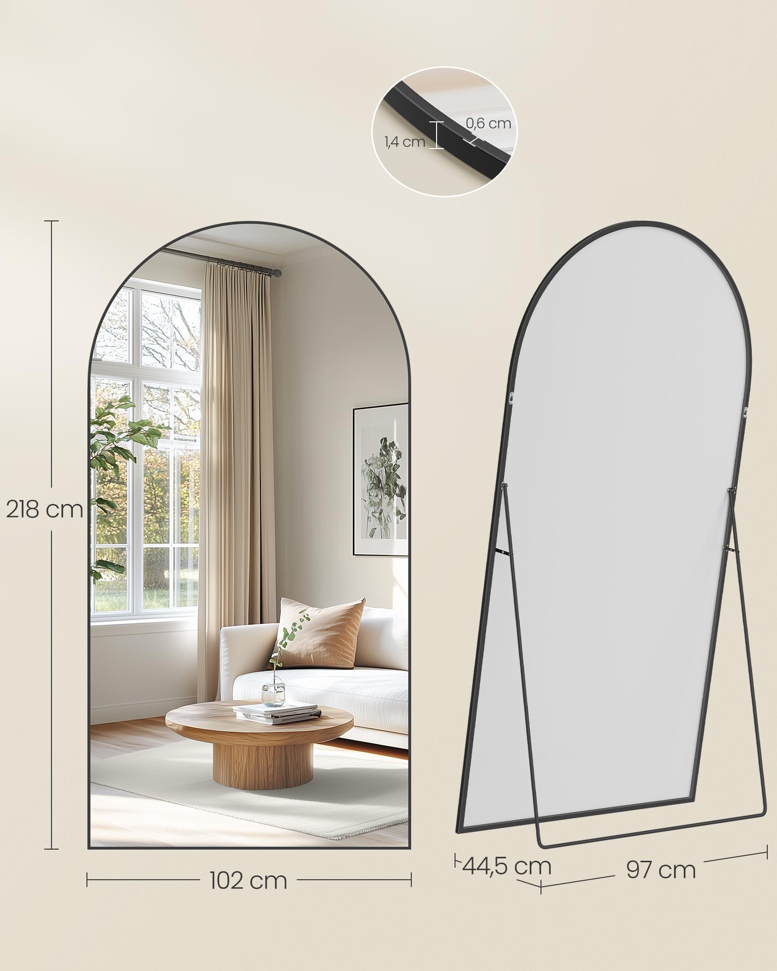 songmics-ganzk-rperspiegel-gew-lbt-218-x-102-cm-hartglas-schwarz image 5