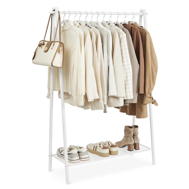 songmics-kleiderst-nder-hsr023w01-garderobenst-nder-stahl-33-5-x-92-5-x-153-cm-w image 1