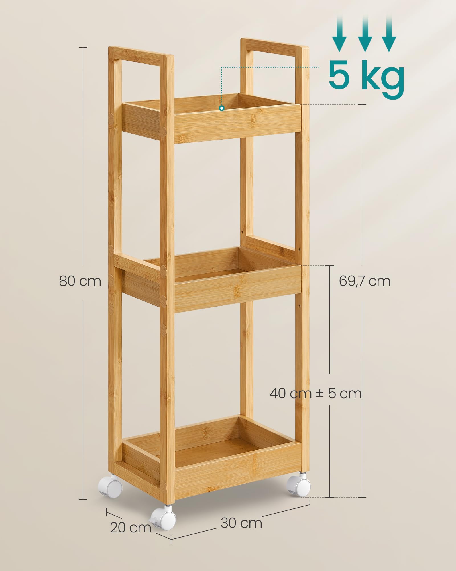 songmics-nischen-rollwagen-bcb083n01-bambus-3-ebenen-20-x-30-x-80-cm image 7
