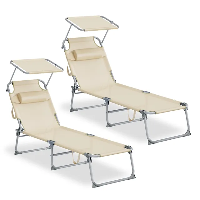songmics-sonnenliege-klappbar-189-x-53-x-28-5-cm-gartenliege-mit-dach-und-kopfst-2 image 1