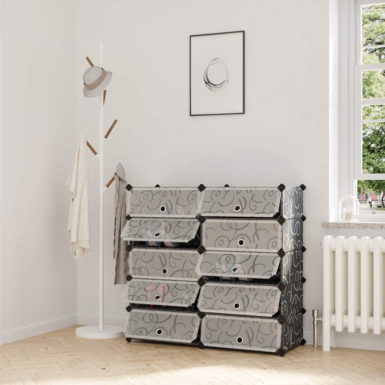 songmics-schuhschrank-lpc10h-10-ebenen-schwarz-48-x-36-x-105-cm-mit-t-r image 2