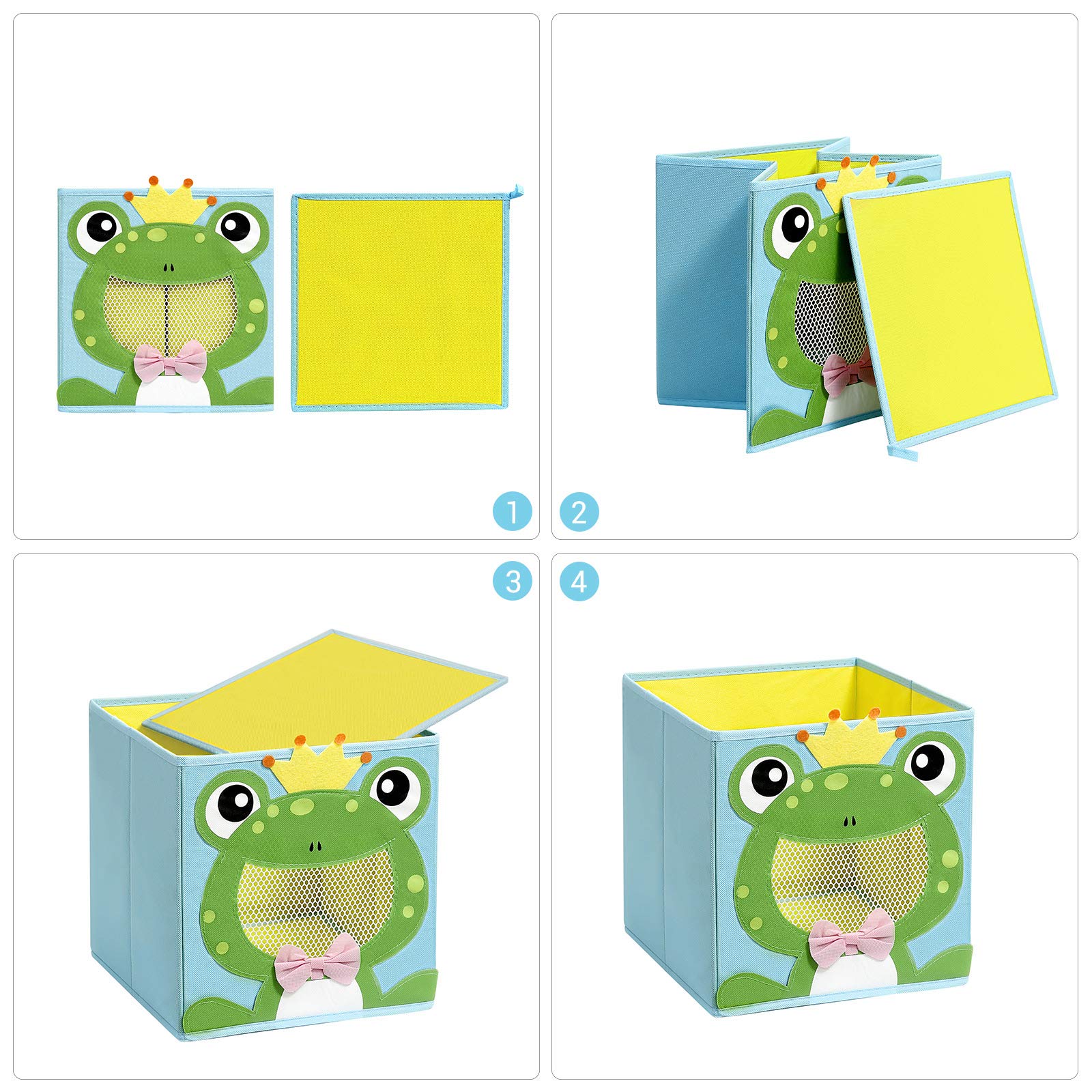 songmics-aufbewahrungsboxen-kinder-3er-set-27x27x27-cm-tiermotive-rfb01pg image 6
