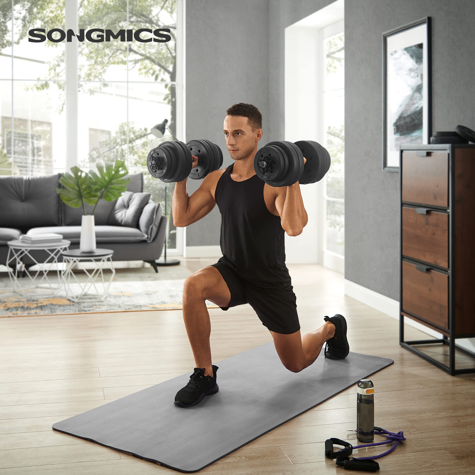 songmics-kurzhantel-set-30-kg-2er-hanteln-mit-gewichten-kunststoff image 2