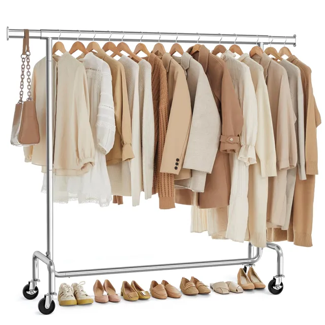 songmics-kleiderst-nder-hsr11s-rollgarderobe-chrom-130-kg image 1