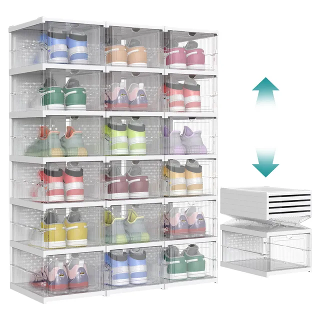songmics-schuhschrank-lsp207w01-3er-set-18-boxen-transparent-wolkenwei image 1