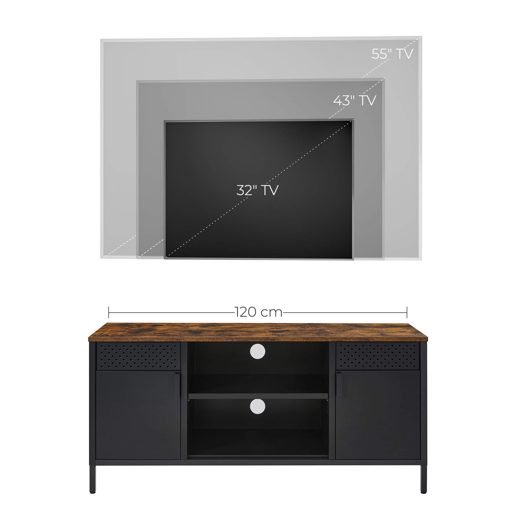 songmics-tv-schrank-lowboard-lts103b01-f-r-fernseher-bis-55-zoll image 5