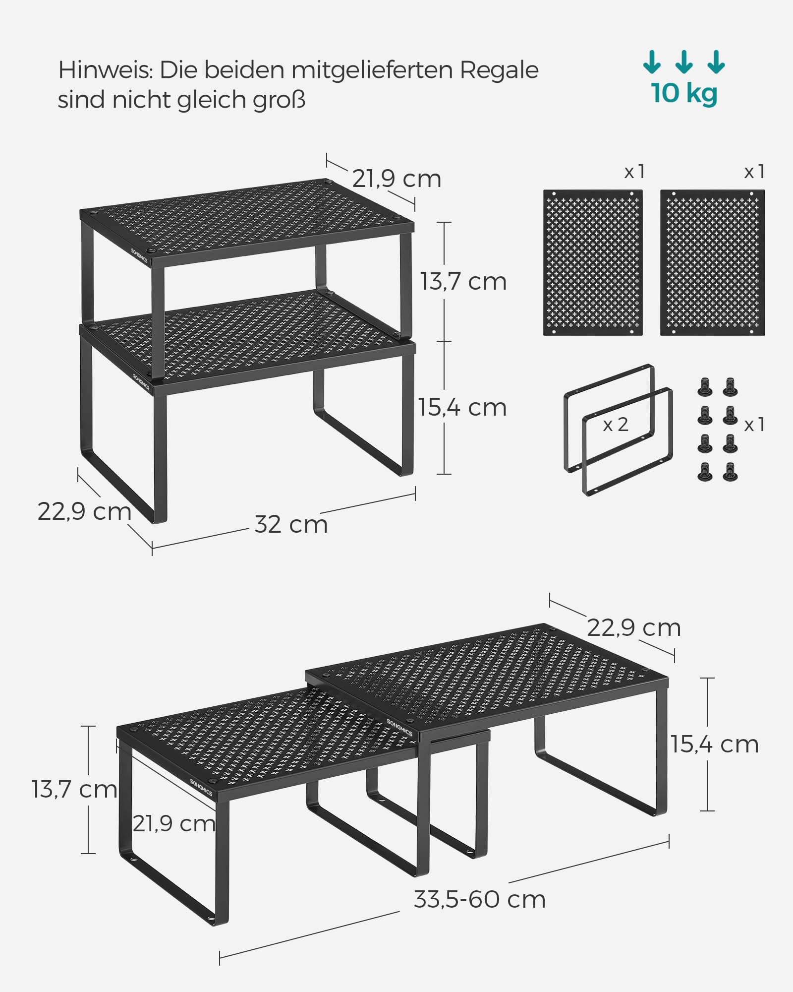 songmics-gew-rzregal-kcs006b01-4er-set-k-chenregal-aus-metall-erweiterbar-und-st image 6