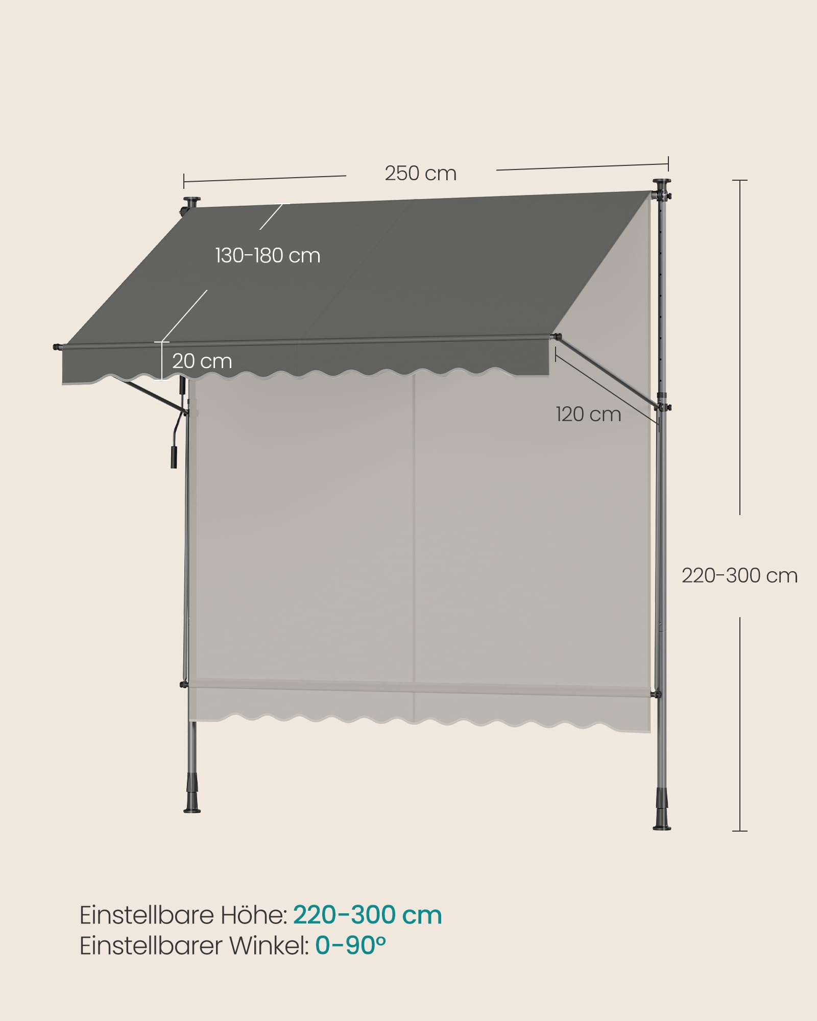 songmics-klemmmarkise-gsa252g02-250-x-120-cm-anthrazit image 5